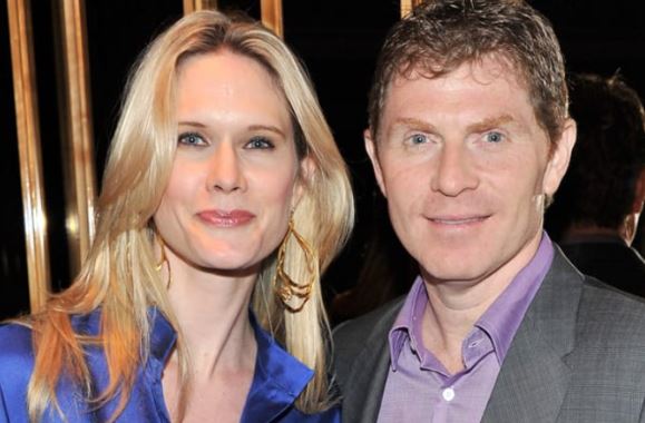 Kate Connelly with her ex-husband Bobby Flay